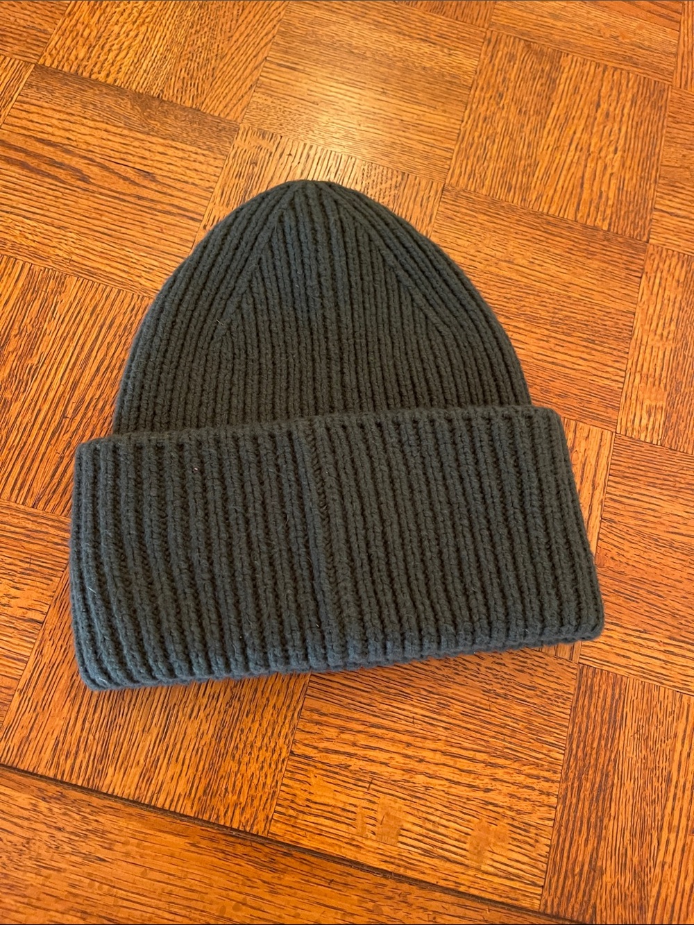 GAP RIBBED BEANIE HUNTER GREEN